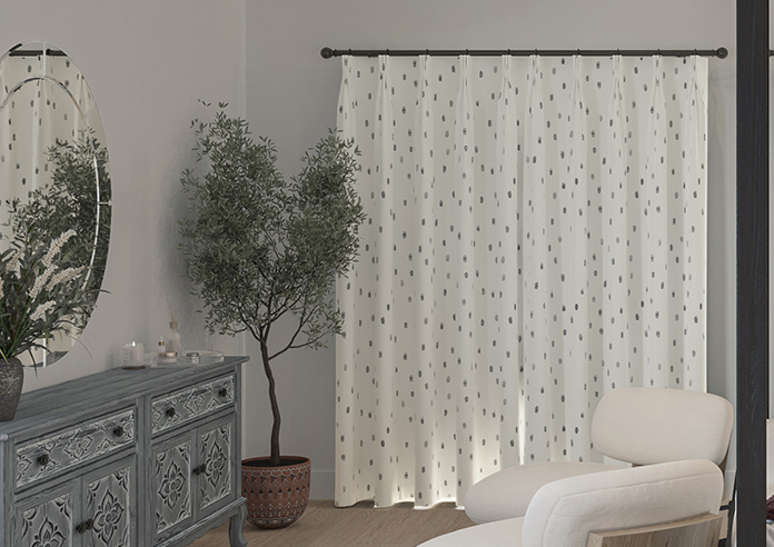 Ink Spots, Warm Grey - Made to Measure Curtains - Image 7
